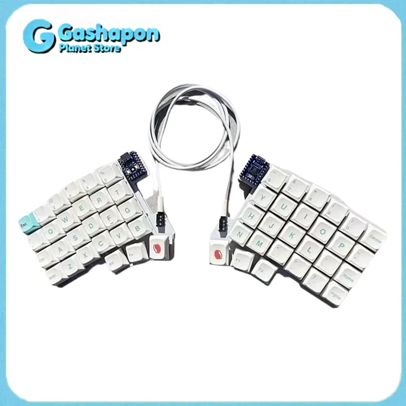 Silakka54 Tastiera meccanica ergonomica divisa sostituibile a caldo QMK VIAL programmabile RP2040 Zero per tastiera personalizzata da gioco per PC regalo
