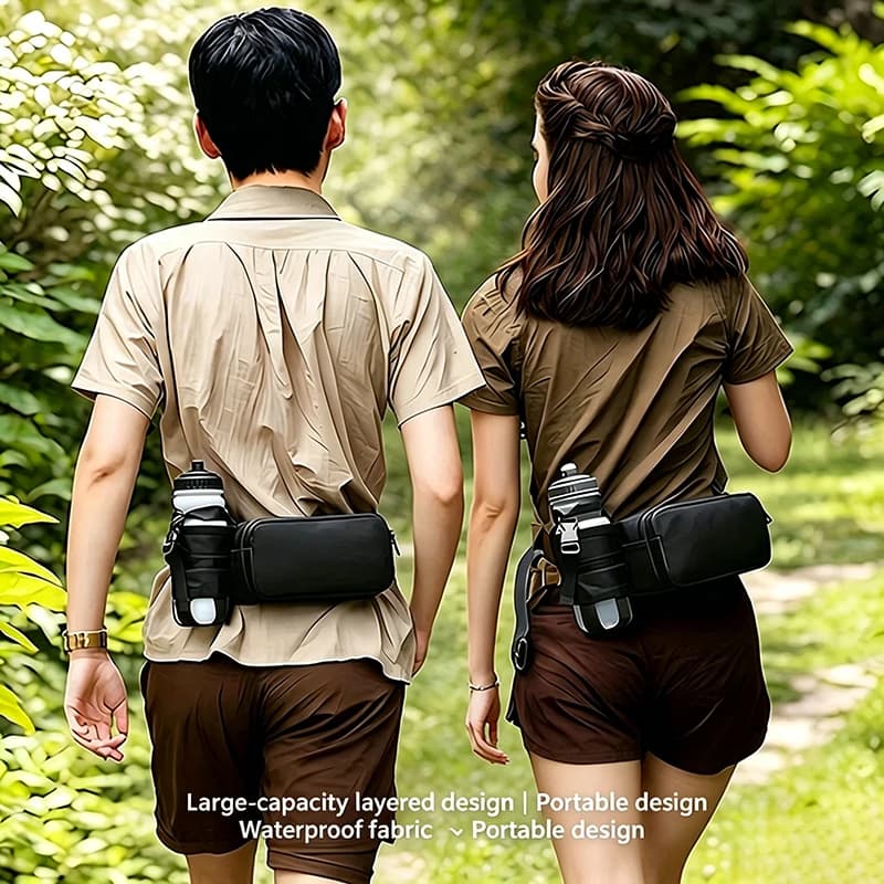 Waterproof Sports Waist Bag Unisex Running Fanny Pack Outdoor Hiking Phone Belt Bag