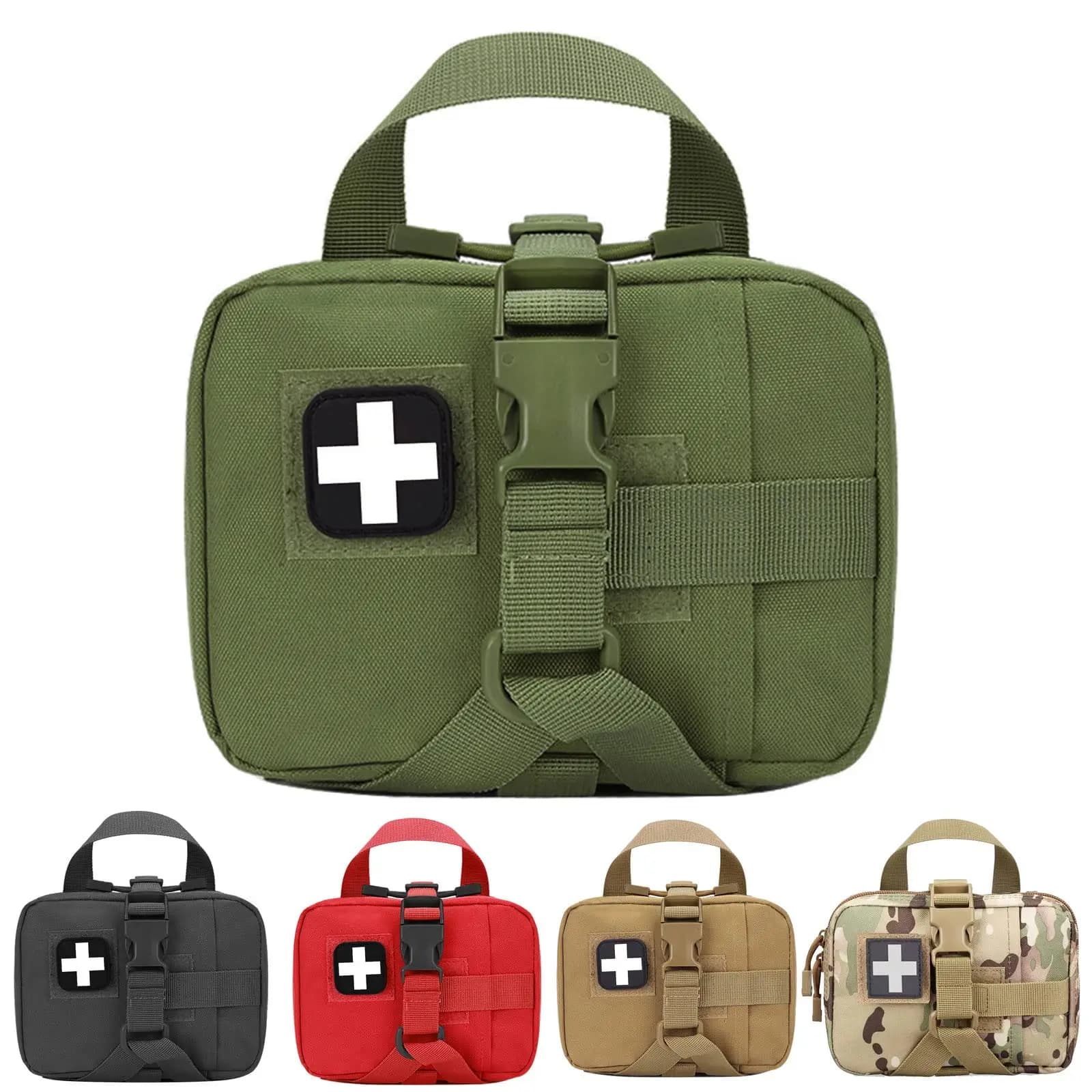 Nuova Tasca Tattica Molle Staccabile per Kit di Pronto Soccorso, Piccola Borsa Medica da Cintura, Tasca EMT, Kit di Sopravvivenza per Traumi