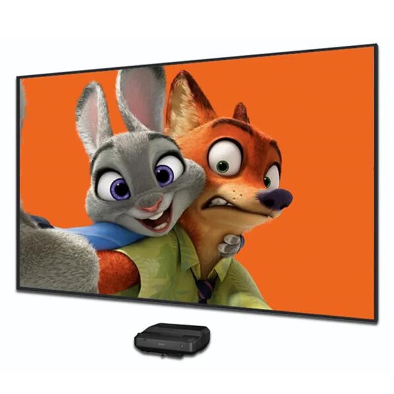 Mivision 130 pollici 135 pollici 150 pollici 16:9 schermo del proiettore a telaio fisso di migliore qualità T prisma 3D 4K UST ALR