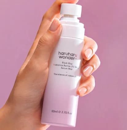 80ml Original Korean Black Rice Probiotics Barrier 2% NAD+ Serum Mist Firm Sooth Strengthen Barrier Moisturizing Essence Spray