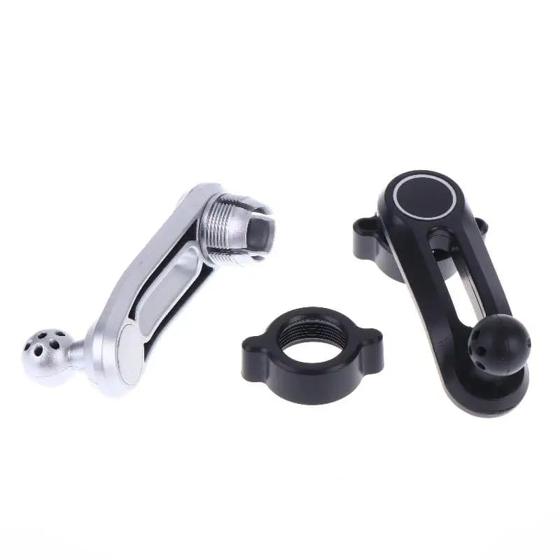 17mm Round Joint Extension Arm Female To Male Head Extender Rotating Rod For Car Air Outlet Vent Phone Stand