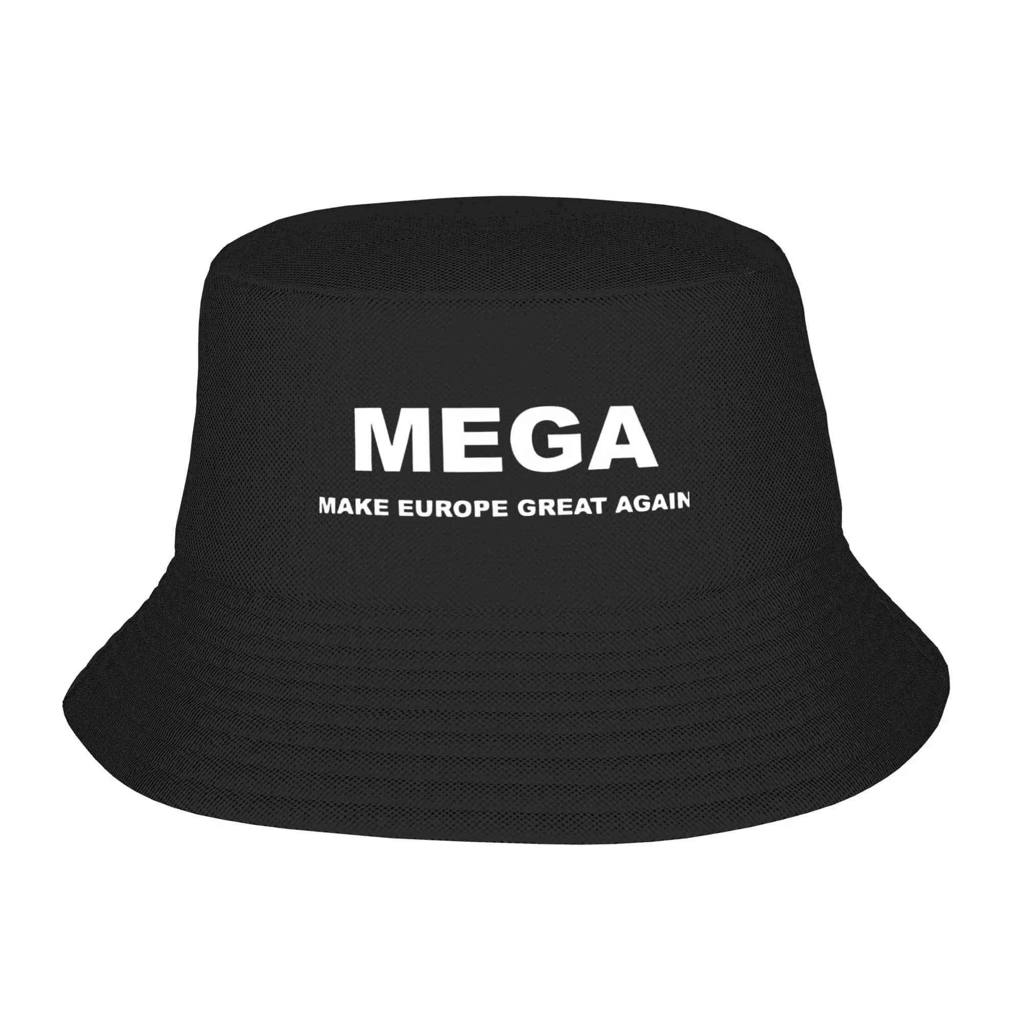 Cappello da pescatore MEGA Make Europe Great Again per unisex, cappelli da pescatore casual per le vacanze, cappelli portatili con grafica per esterni, cappelli con protezione solare