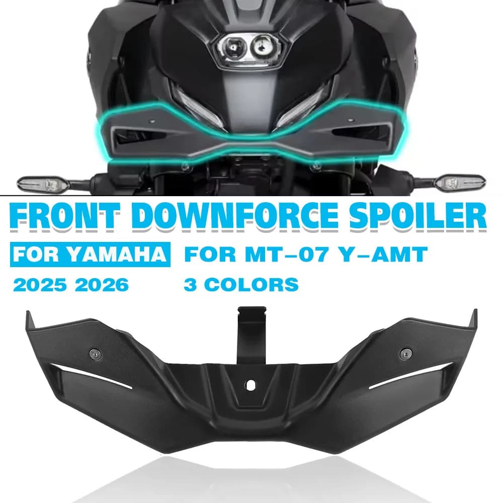 Per Yamaha MT-07 MT07 Y-AMT 2025 2026: Alette Aerodinamiche Anteriori per Moto, Spoiler Laterali, Protezione Carenatura