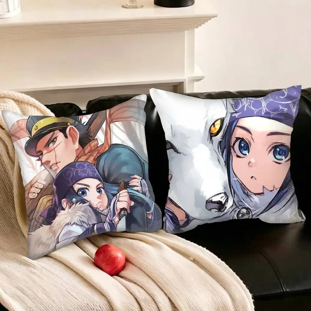 G-GoldenS k-Kamuy Federa per cuscino, copricuscino per divano del soggiorno, copricuscino per letto della camera da letto, decorazione per la casa