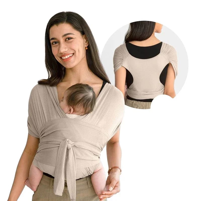 Marsupio per neonato Cintura elastica per marsupio regolabile per neonato Forniture per esterni portatili multifunzionali per bambini