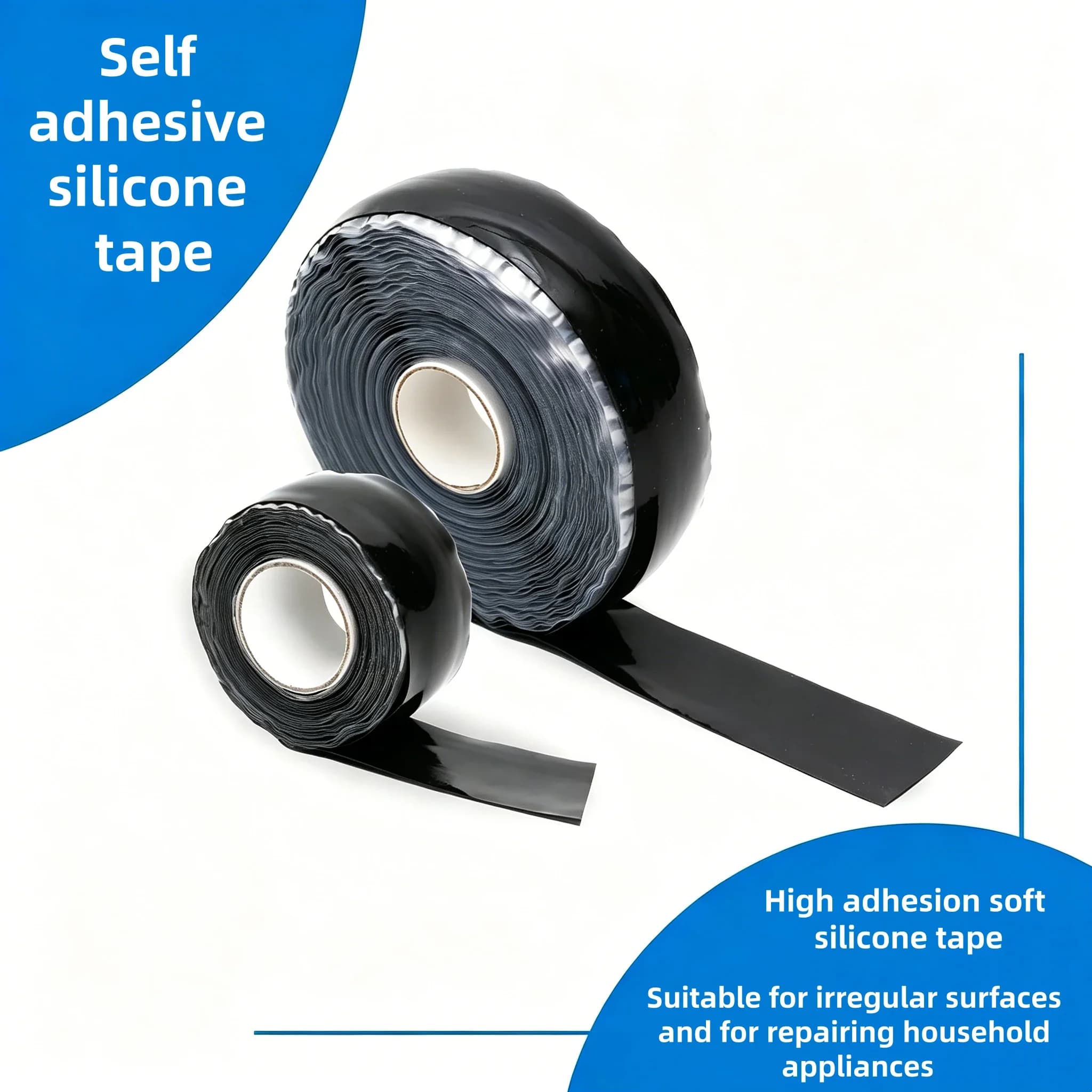 YITAPE Self Fusing Silicone Grip Tape Non Slip Handle Wrap for Dumbbell Barbell Pull Up Bar Fitness Gym Equipment Tools
