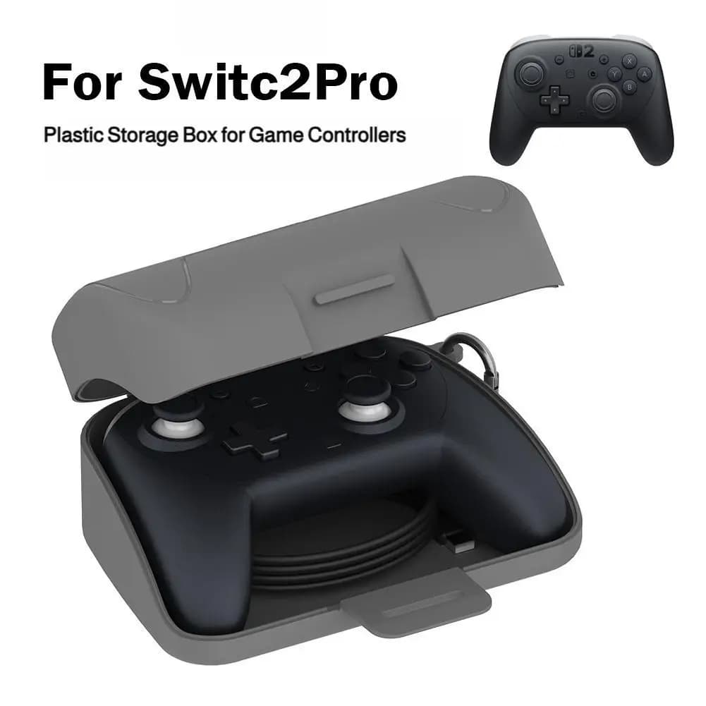 Custodia Protettiva in Plastica per Controller di Gioco Nintendo Switch 2 Pro, Impermeabile e Anti-Caduta, Organizzatore per Gamepad