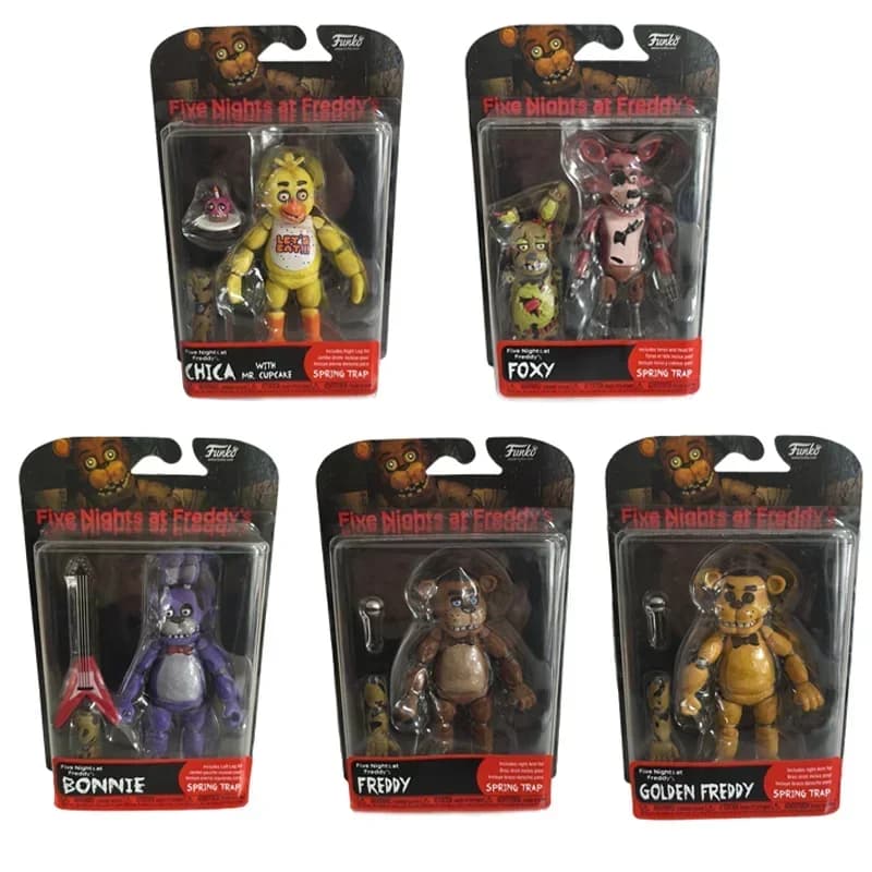 Action Figure Five Nights Security Breach FNAF, Midnight Harem Bear, Unusable and Unmountable Model, Kids Gift Toy
