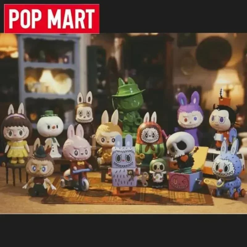 POP MART Labubu Monsters Series Mystery Blind Box Statuetta Anime da Collezione, Simpatico Ornamento da Scrivania, Borsa a Sorpresa per Appassionati di Giocattoli
