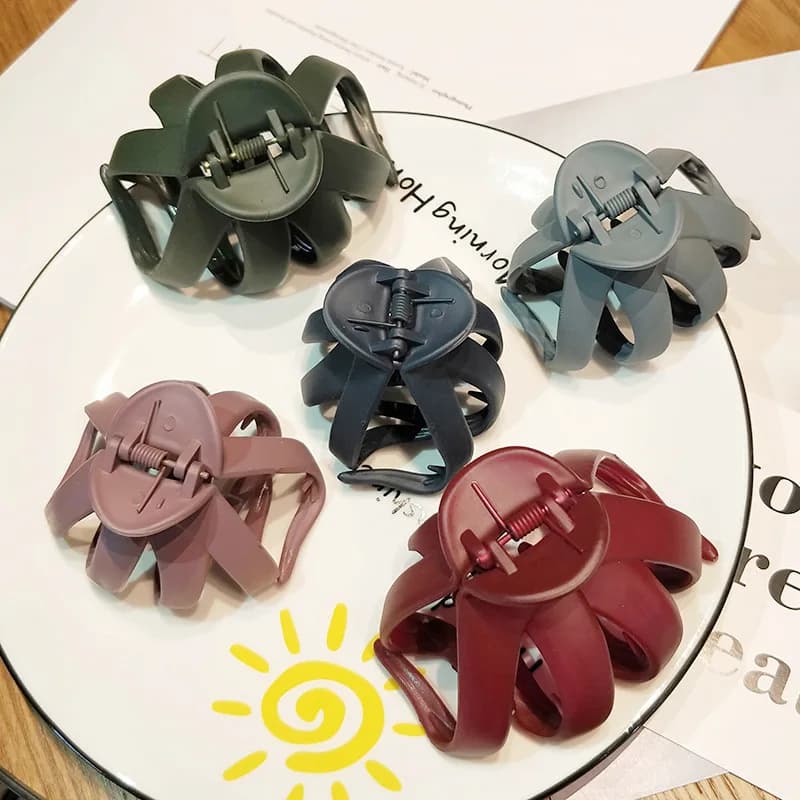 Set di 5 Fermagli per Capelli Vintage da Donna, Clip a Forma Irregolare Elegante e Semplice, Accessori per Capelli da Ragazza