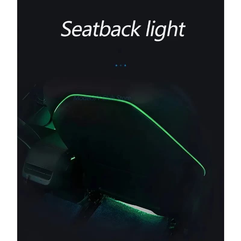 Laser engraving ambient light suitable for Tesla Model 3/Ypanel 128 color Model Y 3