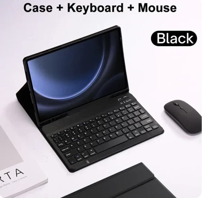 Tablets Keyboard Case for Samsung Galaxy Tab S11 S10 S9 FE Plus 12.4 Inch Detachable Keyboard Cover for Samsung Tab S10 FE+ 13.1