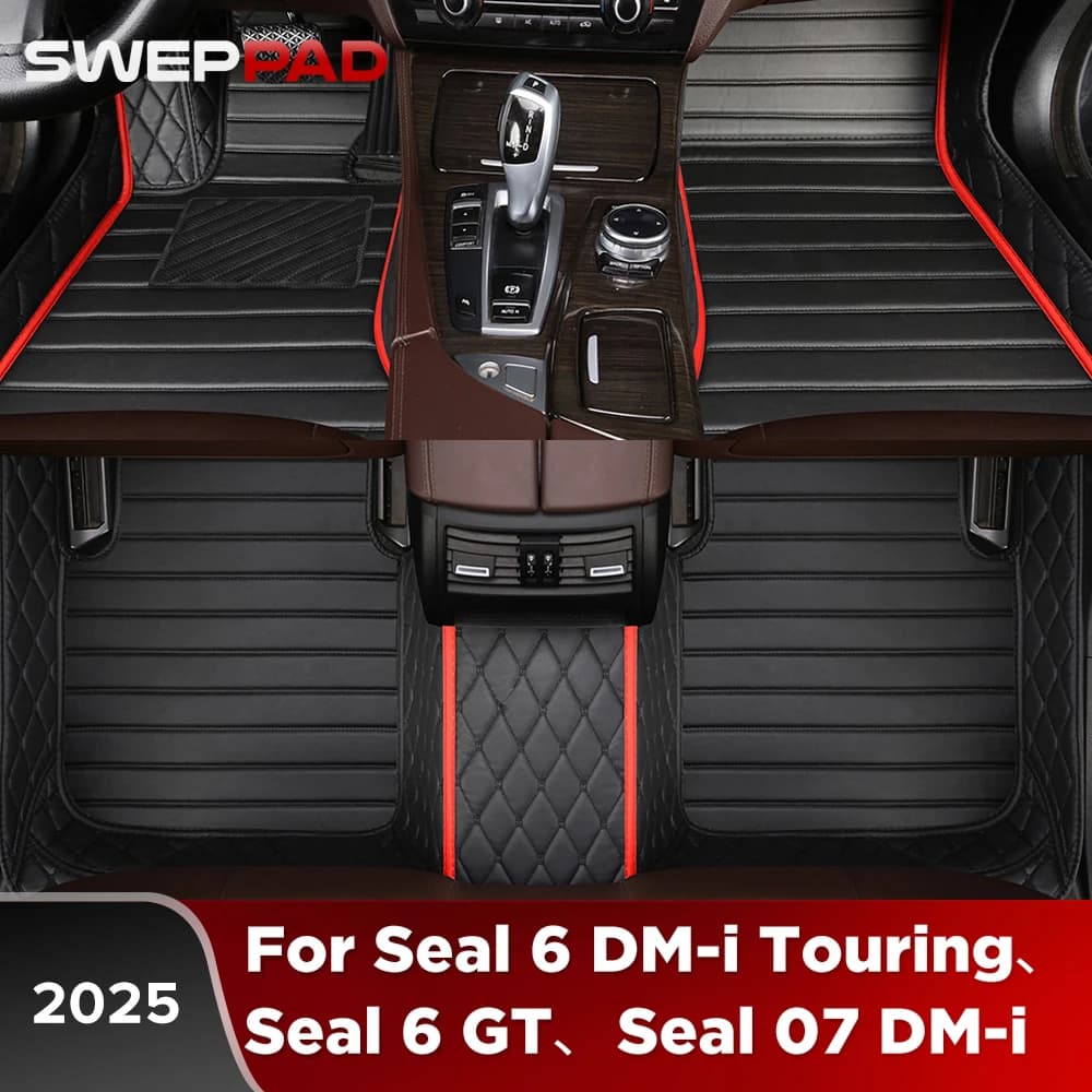 Tappetini per Auto BYD Seal 6 DM-i Touring, Seal 6 GT, Seal 07 DM-i 2025, Rivestimenti per Pavimento in Moquette per Tutte le Stagioni, Interni