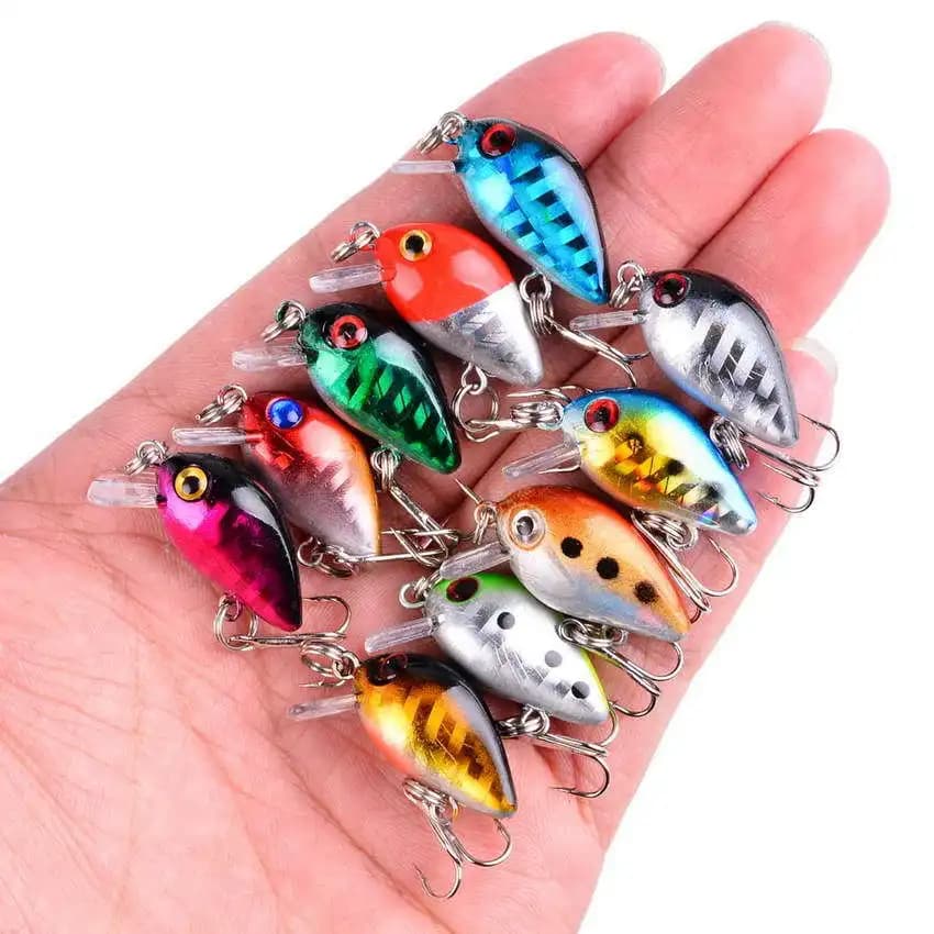 Small Minnow Mini Wobble 3 cm 1.5 g Micro Fish Manovella Artificial Richiamo bait Swimbait 1 Piece Sale