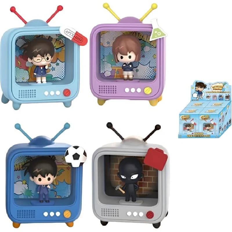 Hollybox Detective Conan Blind Box Figure Acrylic Scene Ornament Desktop Decoration Collectible Gift For Anime Fans