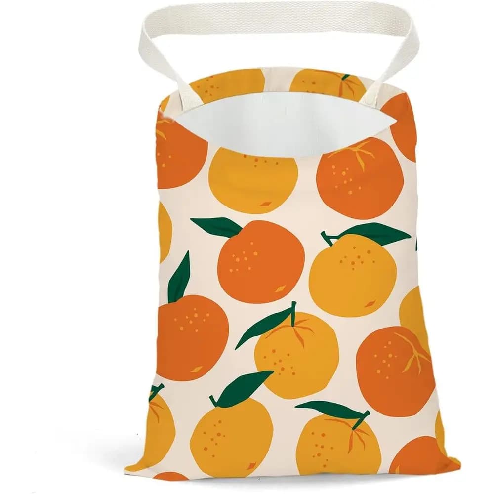 Car Trash Bag Car Garbage Bag Hanging Cars Trash Can Waterproof Cars Back Seat Organizer Vehicle Travelling Camping Orange Decor