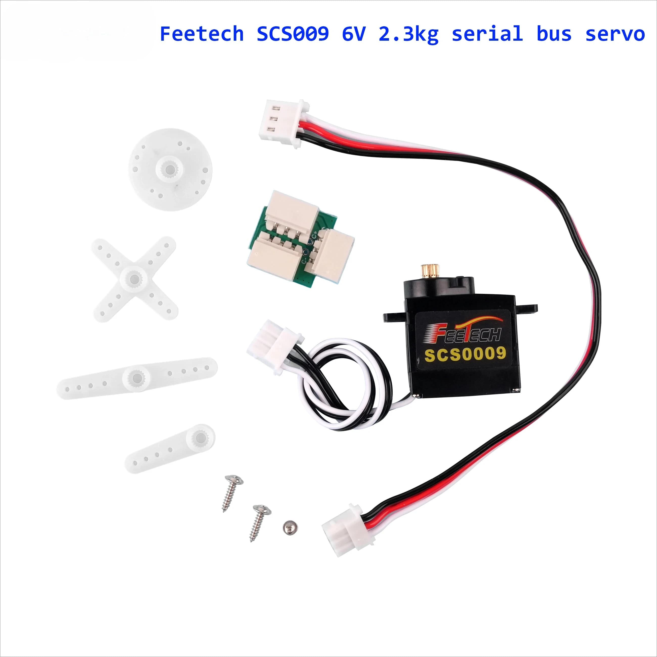 Feetech SCS009 6V 2.3kg Servo BUS seriale Servomotori cambio in metallo per elicottero RC Robot intelligente umanoide Giocattoli fai da te STEAM Education