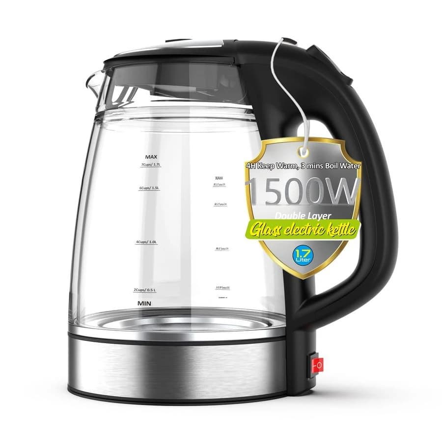 Stainless steel wireless electric kettle to boil water, hot water electric kettle with automatic shutdown