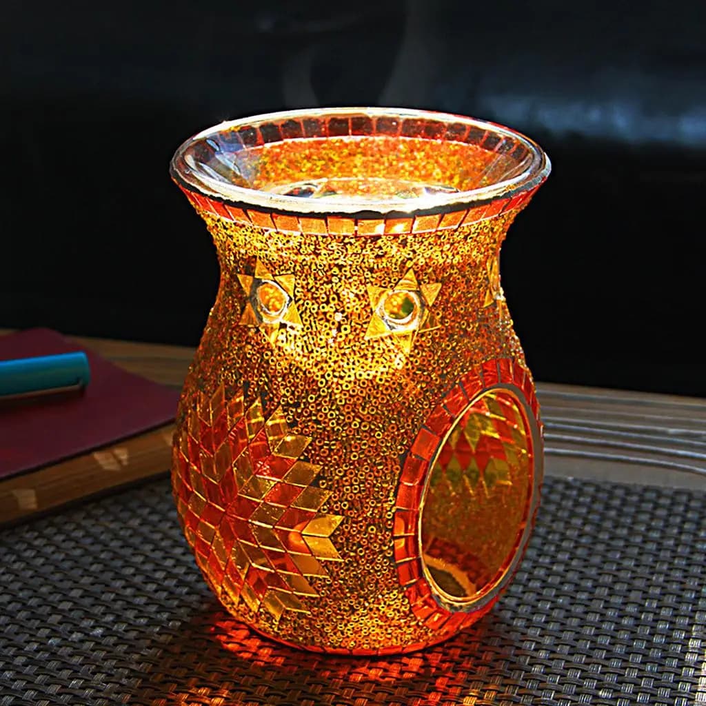 Oil Burner Candle Holder Candlestick Diffuser Gifts Cafe Bar Home Decor