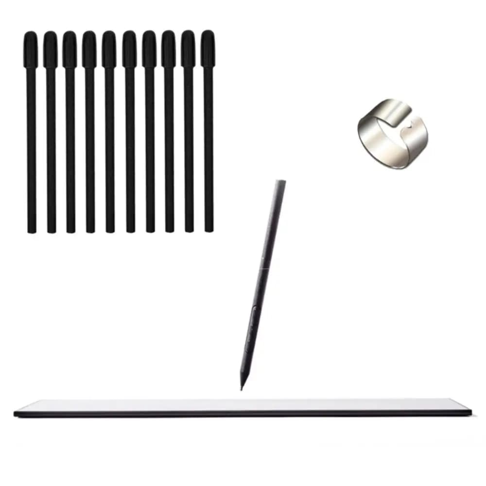 Punte di ricambio per tavolette da disegno con clip Set di ricariche per penne lisce POM durevoli per Wacom Pro Pen 3 PTK470 670 870 DTH135 172 271