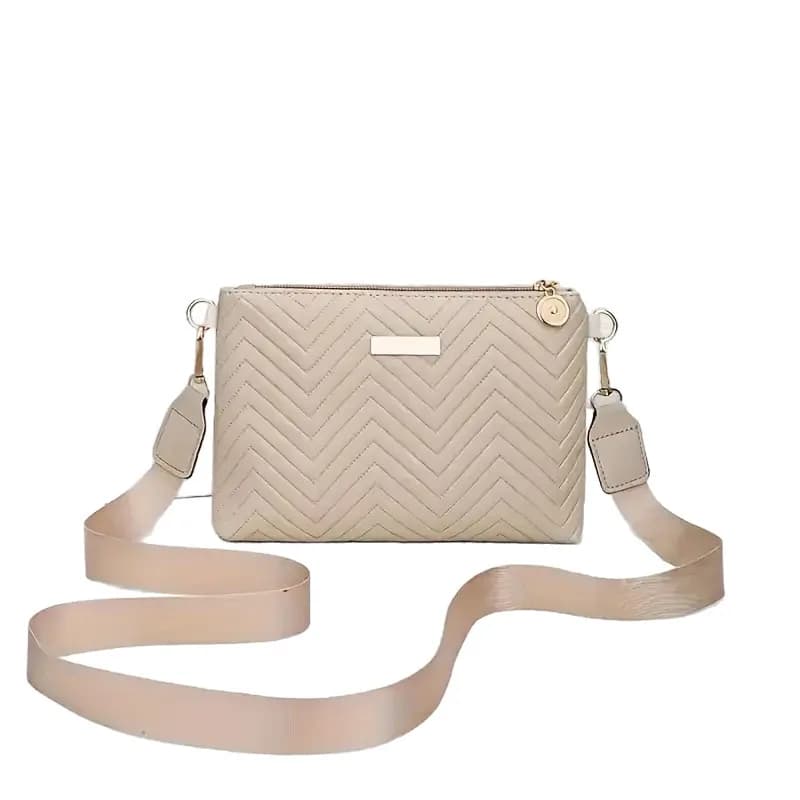 1PCS New Wave Elegant Long Wallet with Iron Decoration Handheld Shoulder Crossbody Bag for Women Fashion