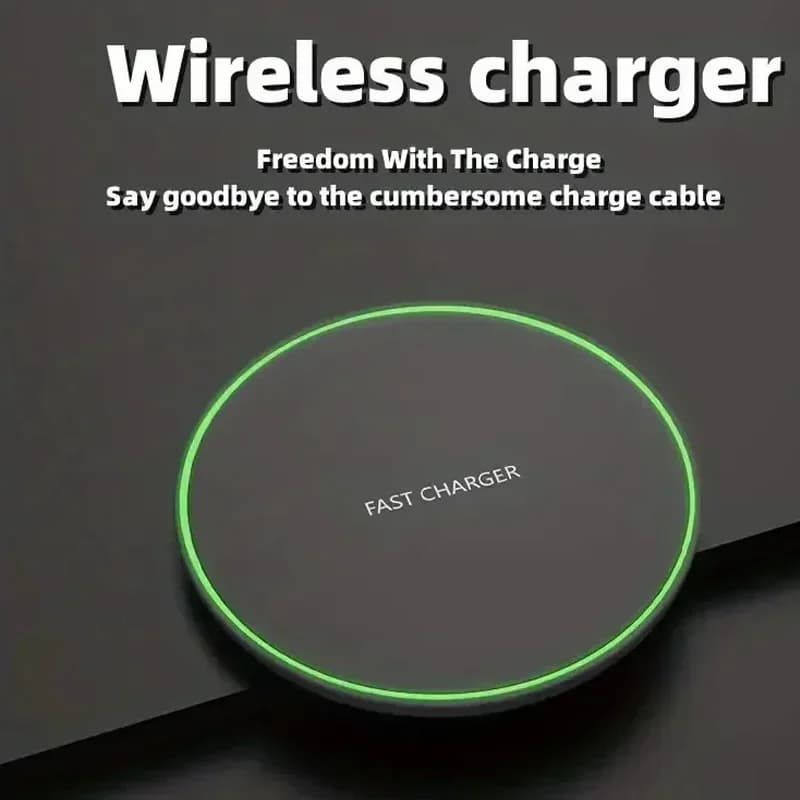 Caricatore Wireless per Telefoni Cellulari, Base di Ricarica Rapida per iPhone 16 15 14 13 12 11 Pro Max Samsung Xiaomi