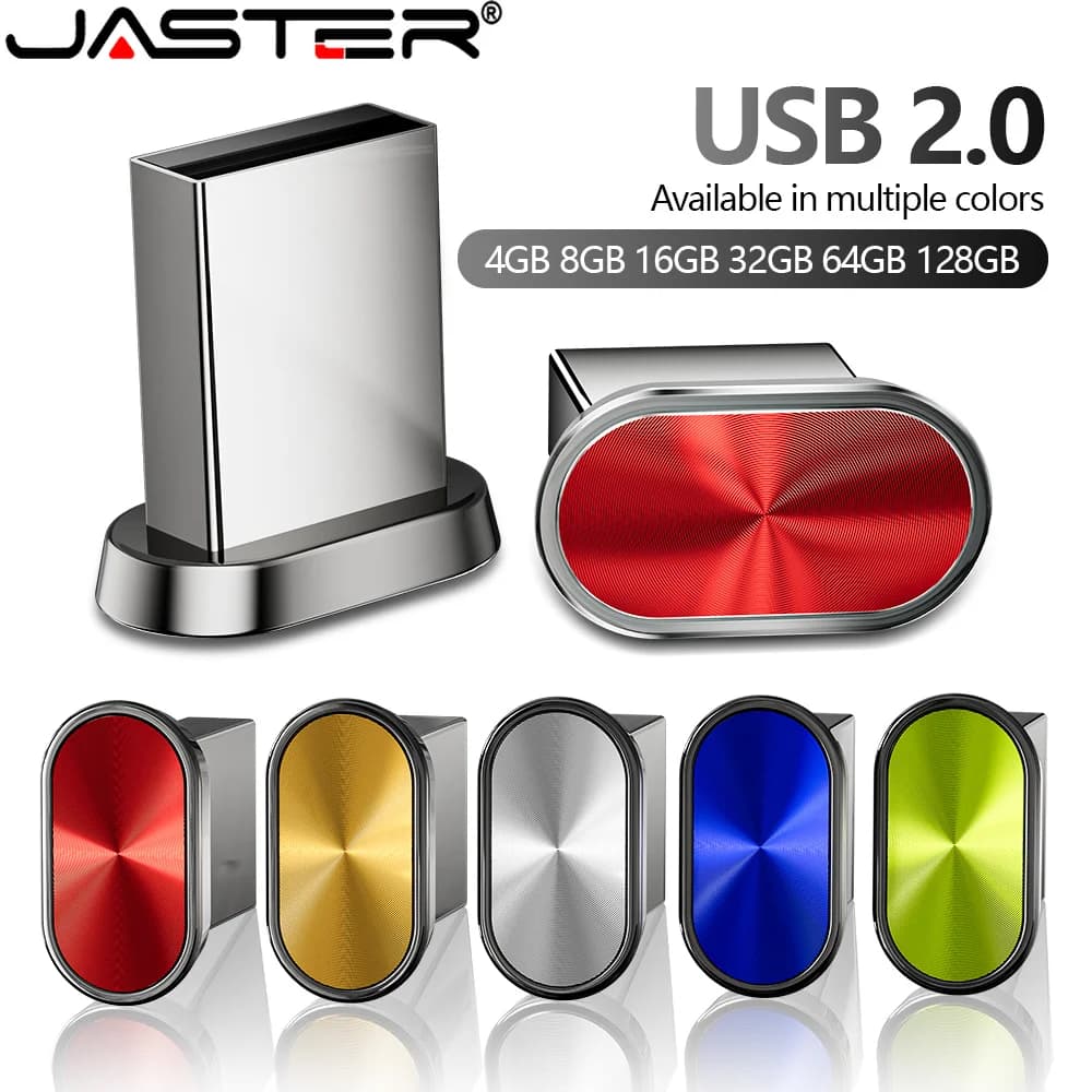 Super Mini USB Flash Drive Waterproof Pendrive 64GB 32GB 16GB 8GB 4GB Real Capacity USB Memory Stick Thumbdrive Pendrive 128GB