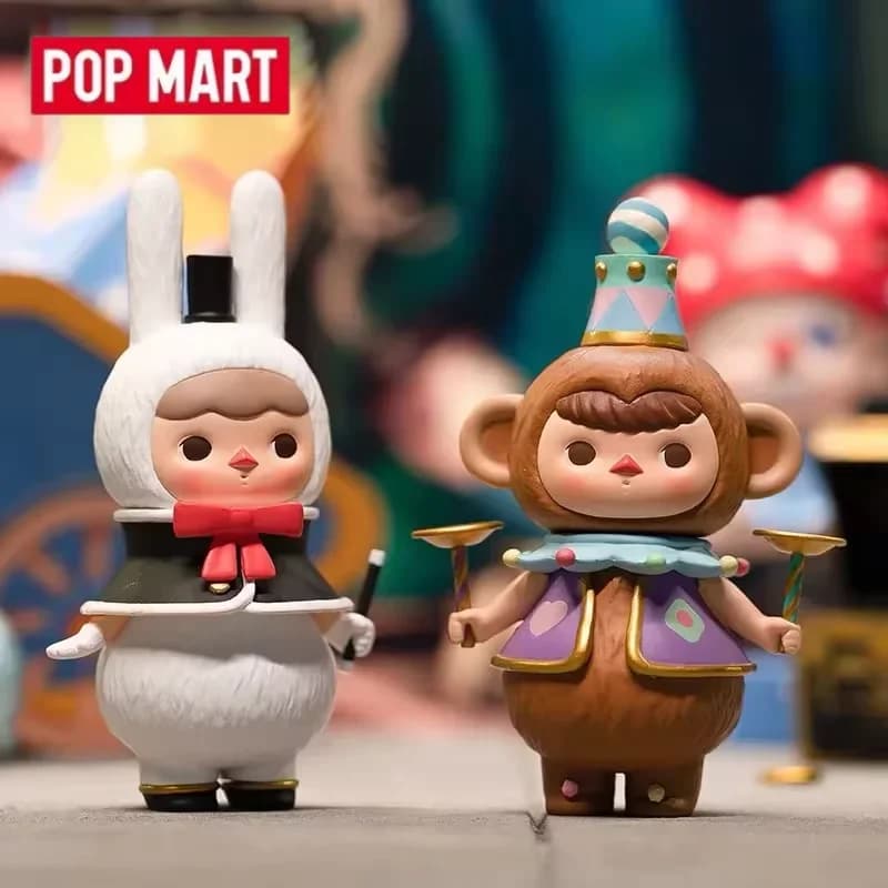 POP MART PUCKY Fairy Circus Series Scatola cieca Giocattoli Scatola misteriosa Guess Bag Collezione di ornamenti per il desktop della bambola Figura anime carina