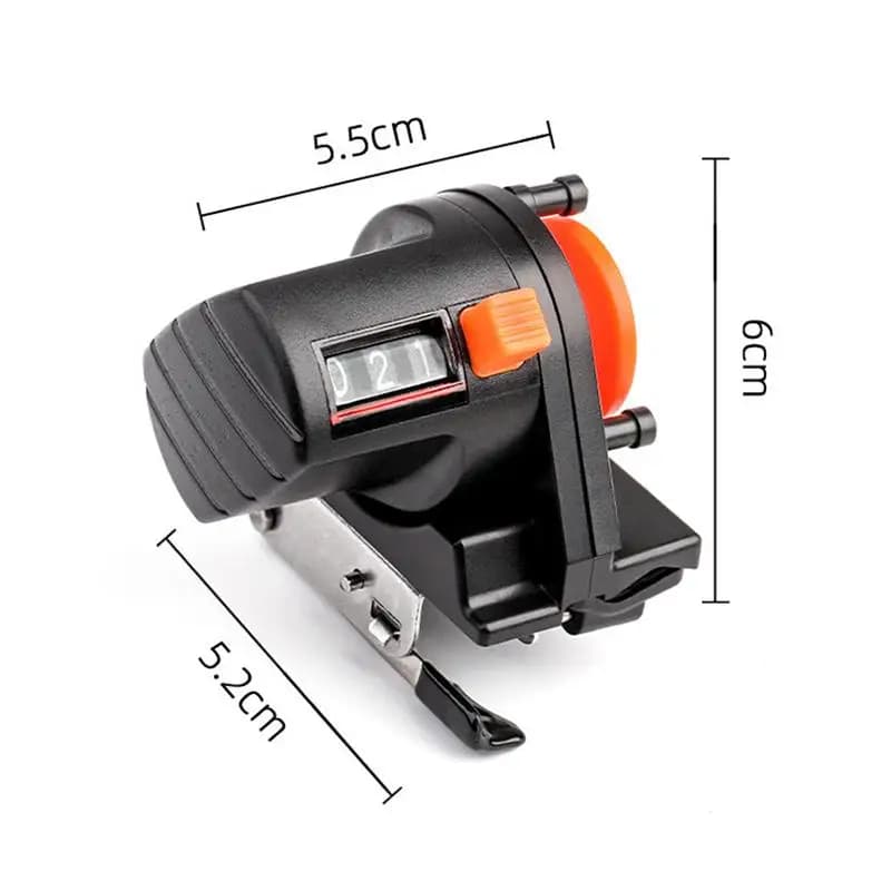 Measurement Counter 0-999M Fishing Tools Fishing Equipment Counter Fishing Line Depth Measurement Tool Fishing Tackle Length
