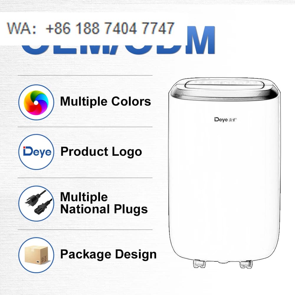 Deumidificatore Elettronico DYD-S12C con Filtro Aria, Purificatore d'Aria da 12L, Deumidificatore Domestico Compatto per Cucina
