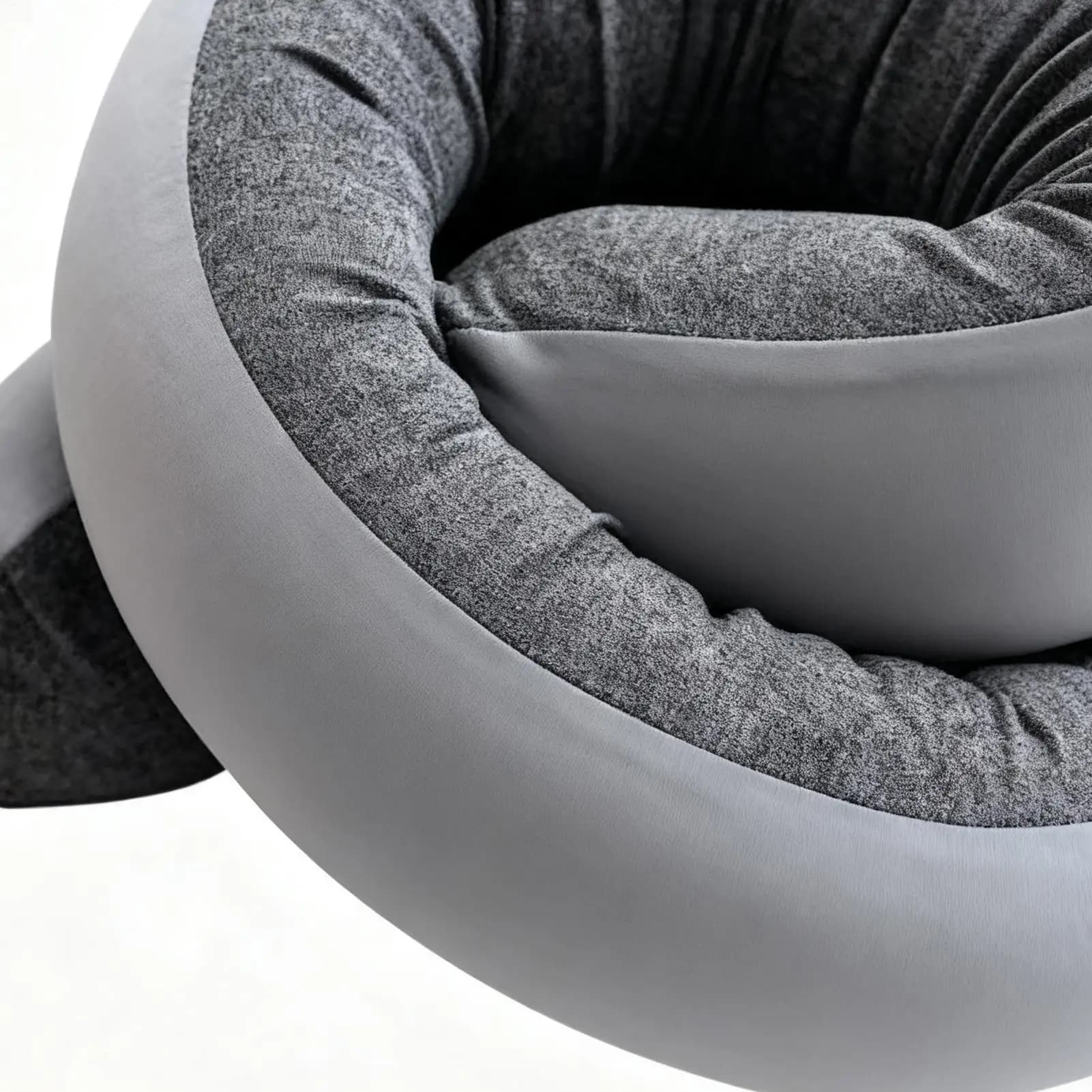 Cuscini da viaggio per dormire Cuscino avvolgente a spirale regolabile Poggiatesta Cuscini da viaggio lavabili per aeroplani per l'home office