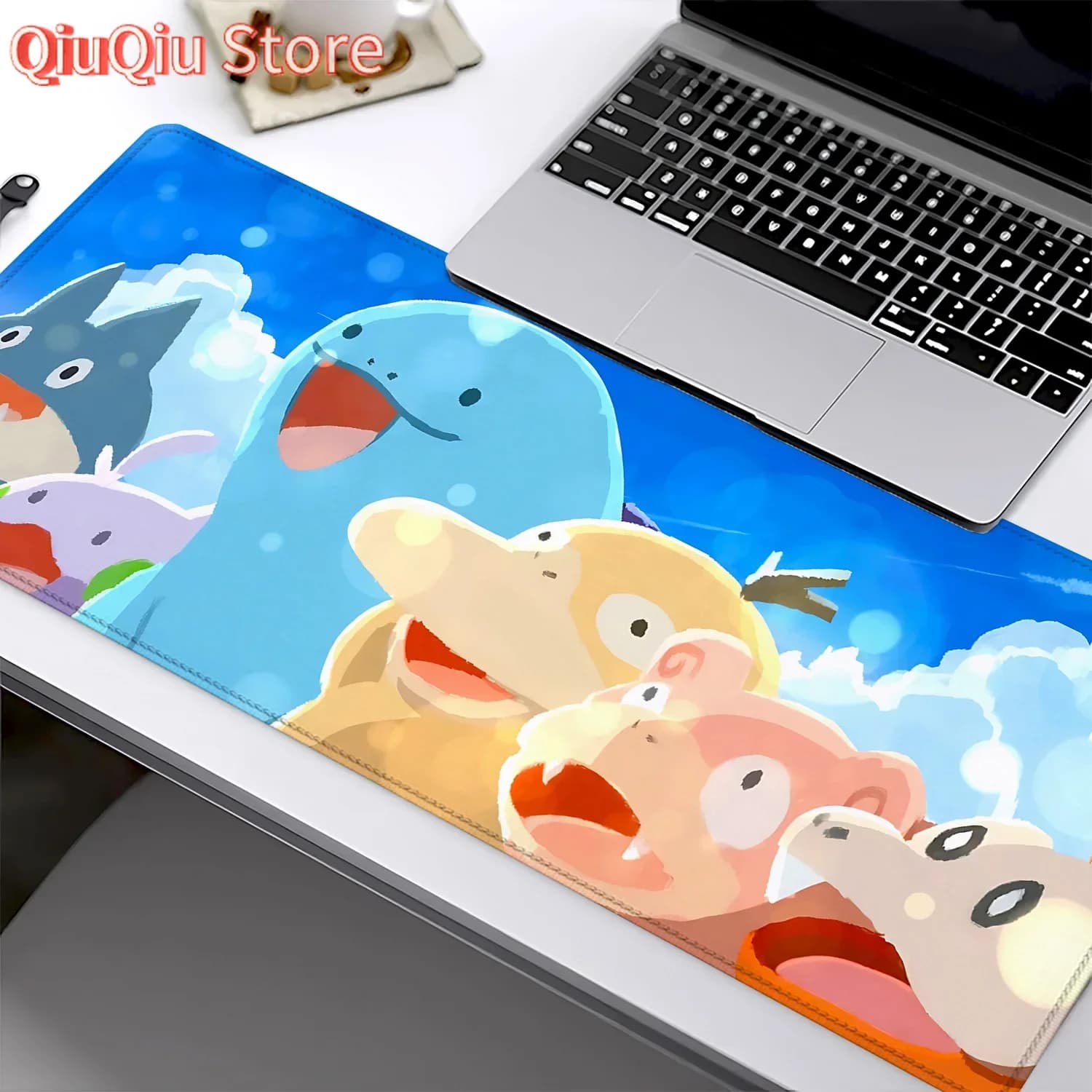 Simpatico tappetino per mouse da gioco Xxl Pokemons Tappetino da scrivania Tappetino per mouse grande Decorazioni anime Accessori per PC Gamer per tastiera Tappetini estesi