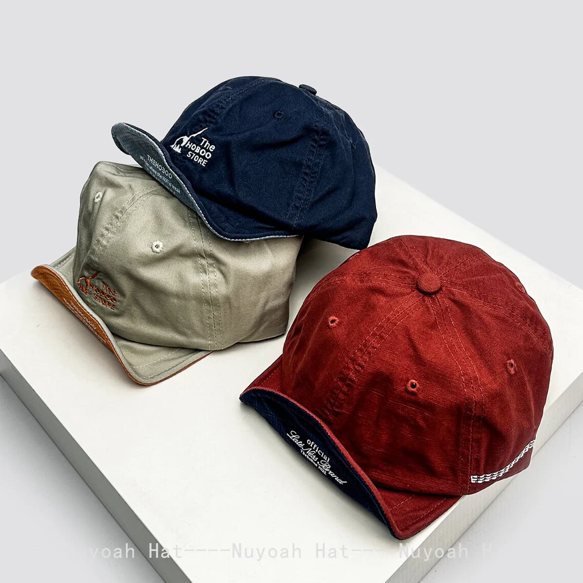 Retro Letters Baseball Hats Sunshade Foldable Short Eave New Men Women Versatile Niche Hip-hop Fashion ins Peaked Caps Outdoor