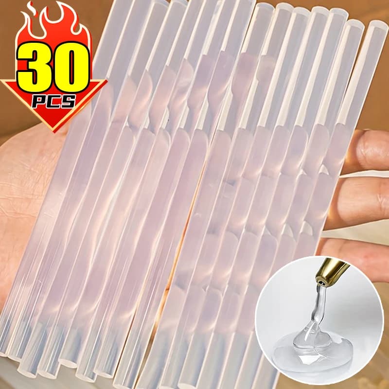 7mm Transparent Hot Melt Glue Sticks for Heat Pistol Gun Electric Glue Gun Glue Stick General Adhesive DIY Craft Repair Tools
