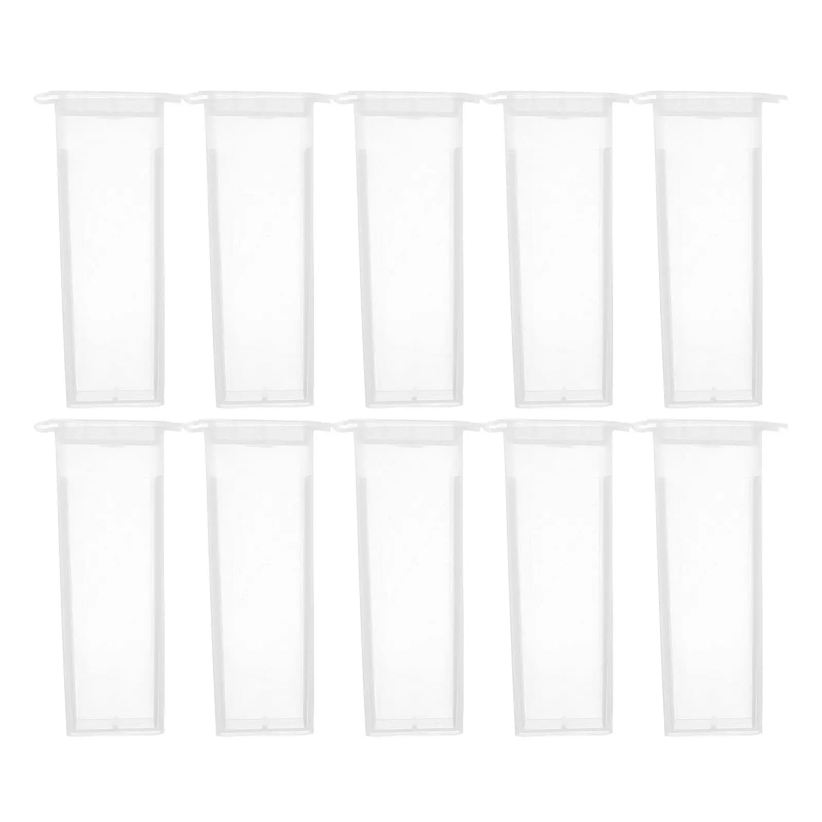 Scatola portaoggetti per microscopio da 20 pezzi, scatola portaoggetti in plastica, protezione sicura per ospedali, laboratori, scuole, ricerche