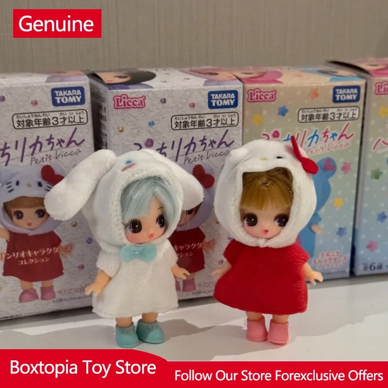 Genuine Sanrio Limited Edition Petit Licca Blind Box Mini Doll Character My Melody Kuromi Collection Birthday Gift For Lover