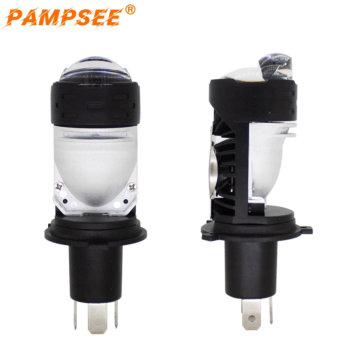 PAMPSEE H4 Lenses LED Lamp H4 Led Canbus Car H4 LED Headlights H4 Mini Projector Led Headlight H4 Led Car Headlight Bulb