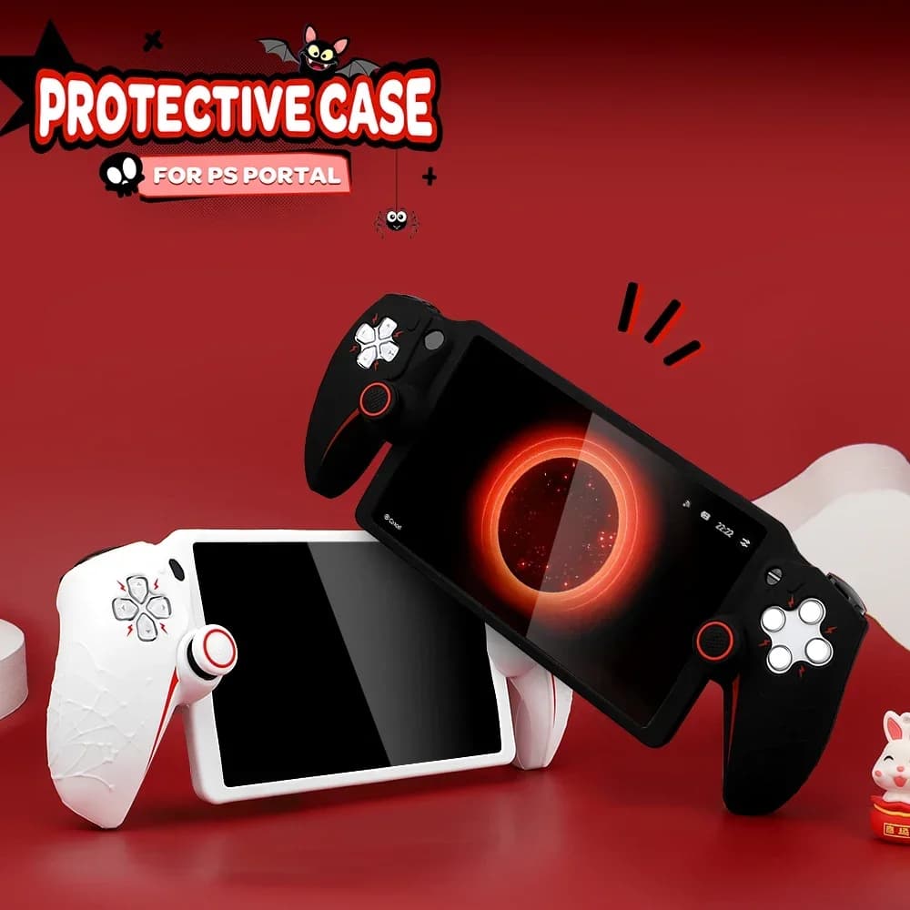 Ricambio per PS5: Cover Frontale e Posteriore in Silicone per PS Portal - Accessori PS5 Portatili