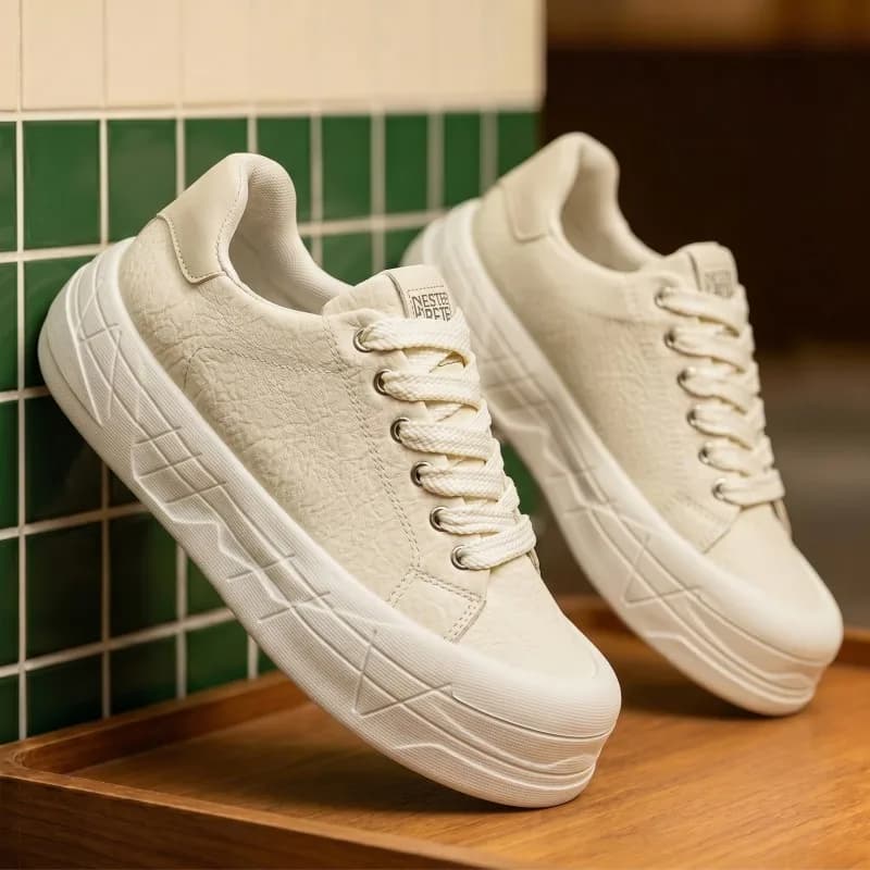Minimalist Mesh Leisure Sneakers For Men Soft Cushion Midsole Non Slip Bottom Office Outdoor Daily Footwear
