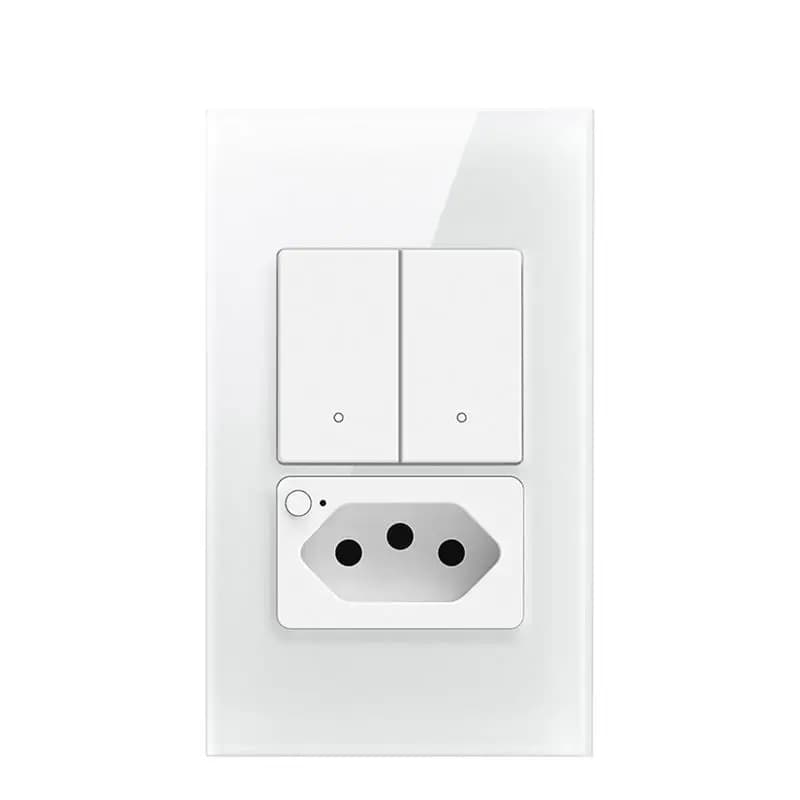 Miglior Interruttore Intelligente WiFi Tuya per Presa Brasiliana, Controllo Vocale, Compatibile con Spina Brasiliana
