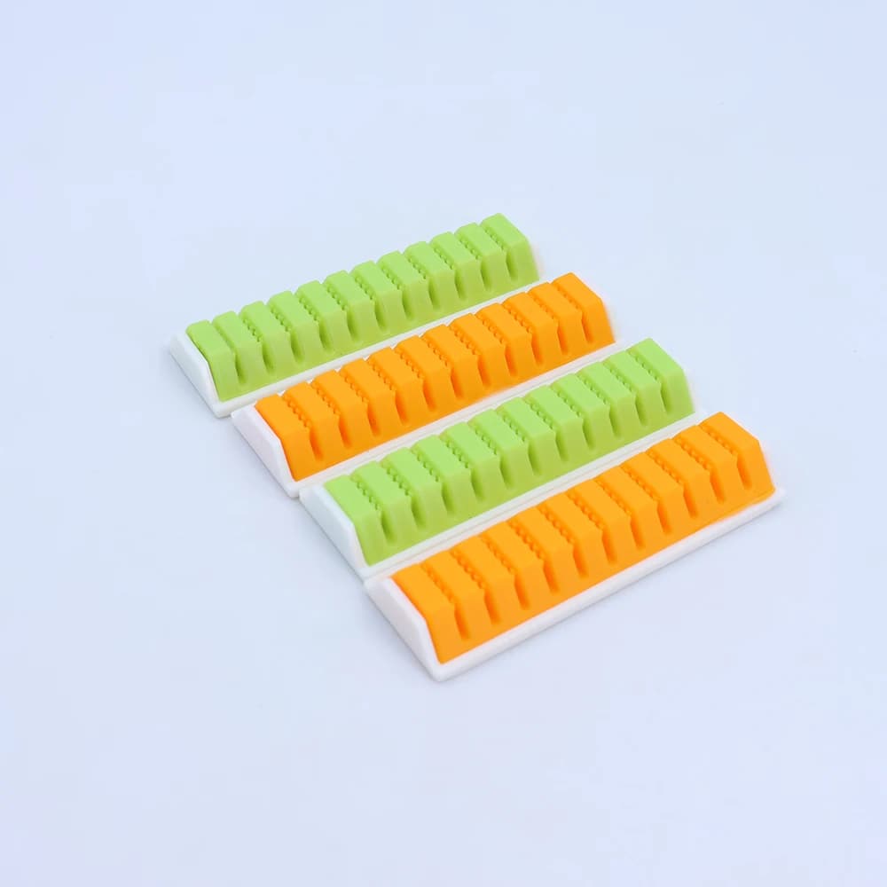 2 pezzi in silicone per legare mosche, rack di stoccaggio, morsetto per display, stazione di preparazione, supporto per organizer per mosche da pesca, stelle filanti, creazione di esche
