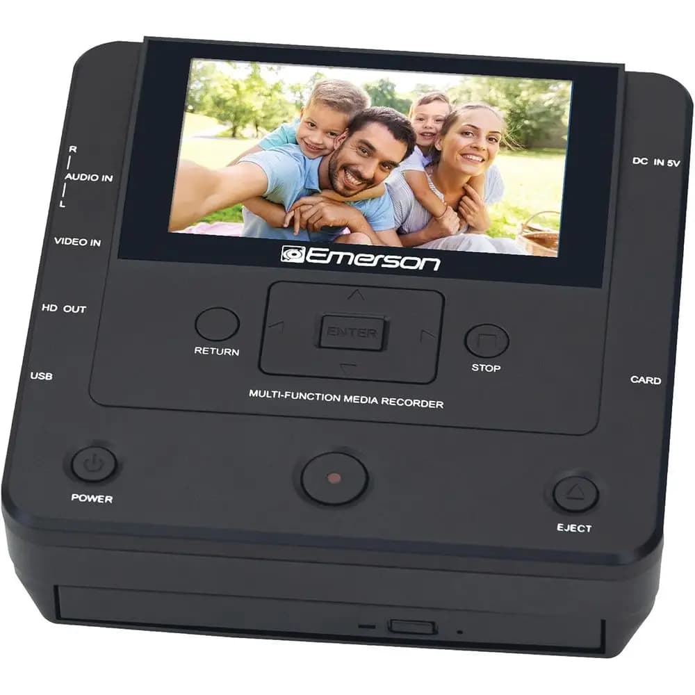 Registratore Multimediale LCD da 4,3 Pollici: Cattura Video HD, Musica, Foto su DVD, USB, Scheda di Memoria