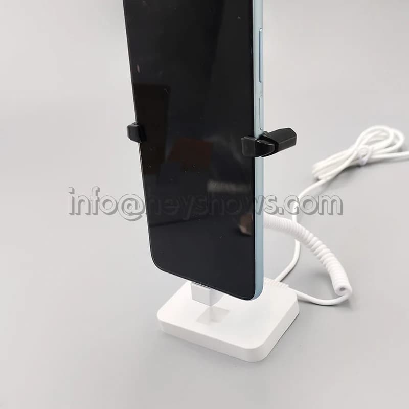 6PCS Mobile Phone Anti-Theft Alarm Stand With Clamp And Charging Cable - Security Display Holder for Devices