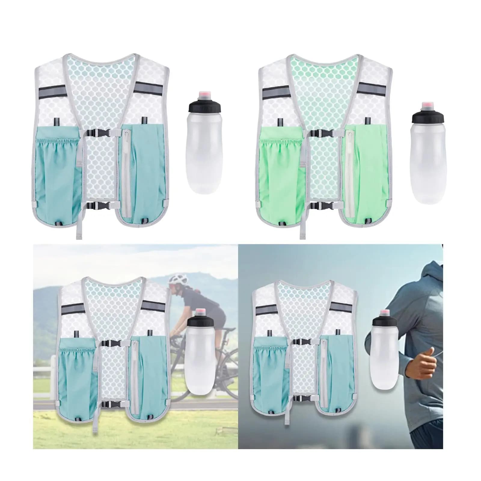 Lightweight, Water Resistant and Breathable Backpack for Running, Cycling, Hiking, Jogging and Marathon