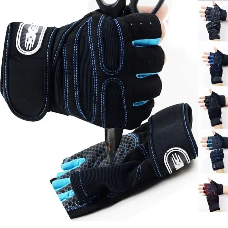 Women's Gym Gloves Lifting Weights Handlebar Fitness Sport Training Gloves Exercise Gloves Cycling Gloves Without Breathable fingers