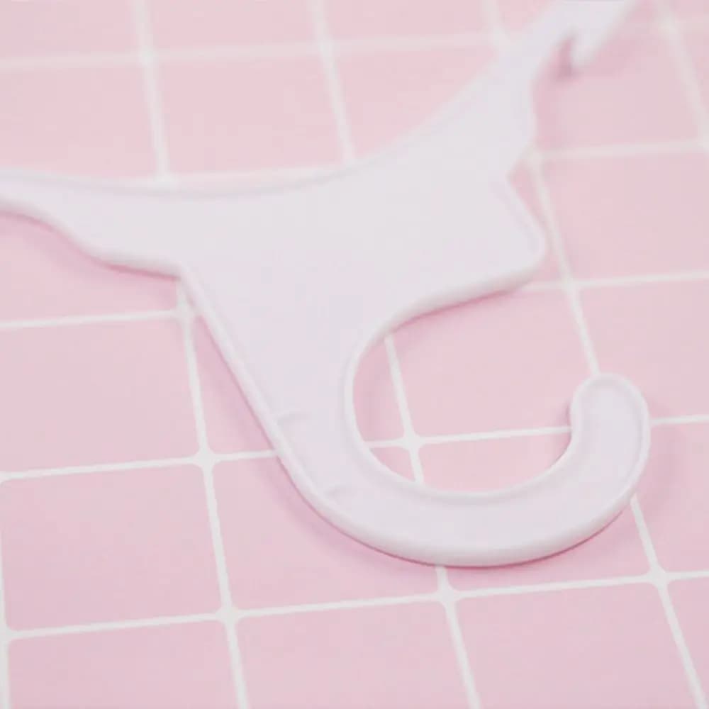Set di 10 Appendiabiti Antiscivolo in Plastica per Cani, Accessori per Abbigliamento, Porta Vestiti per Animali Domestici