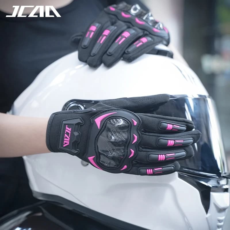 Summer Breathable Motorcycle Gloves Comfortable Full Finger Touchscreen Racing/Cycling Men Women Mesh Moto Gloves