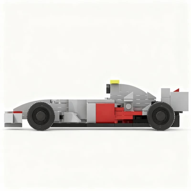 196pcs MOC McLarened MP4 22 city Champions Model Building Blocks Toys Architecture Christmas Gift Brick Creative Craft Assemble