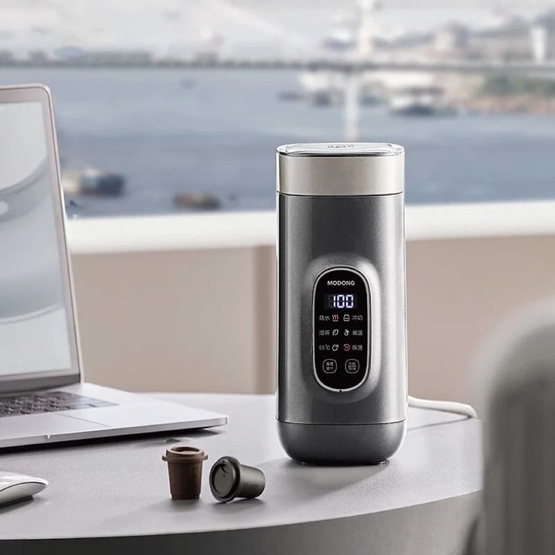 650ml Elettrico Tazza di Acqua Calda Portatile Bollitore Da Viaggio Ufficio Intelligente Controllo della Temperatura Teiera Mini Tazza di Riscaldamento Thermos Tazza 220V
